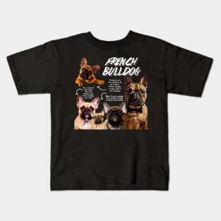 French Bulldog fun Facts Kids T-Shirt